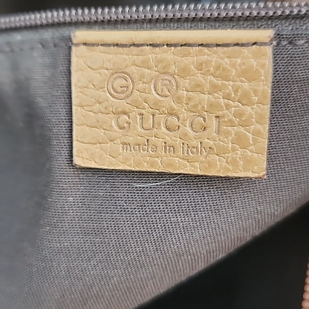 Gucci Princy Crystal Tan Leather Tote - Picture 14 of 15